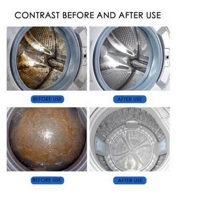 12 PCS Washing Machine Cleaner Effervescent Tablets Deep Cleaning Remove Odor Decontamination Tablet Household Supplies