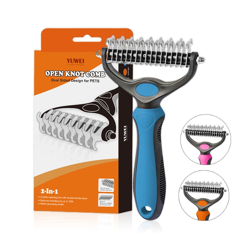 Grooming Professional Pet Dog Hair Remover Fur Knotter Puppy Cat Comb Brush Beauty Hair Removal Supplies