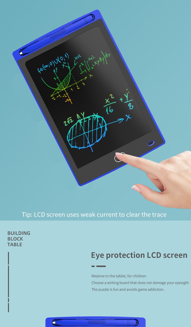 8.5-inch LCD writing tablet for children, painting and drawing board, electronic drawing board, writing board, LCD drawing board