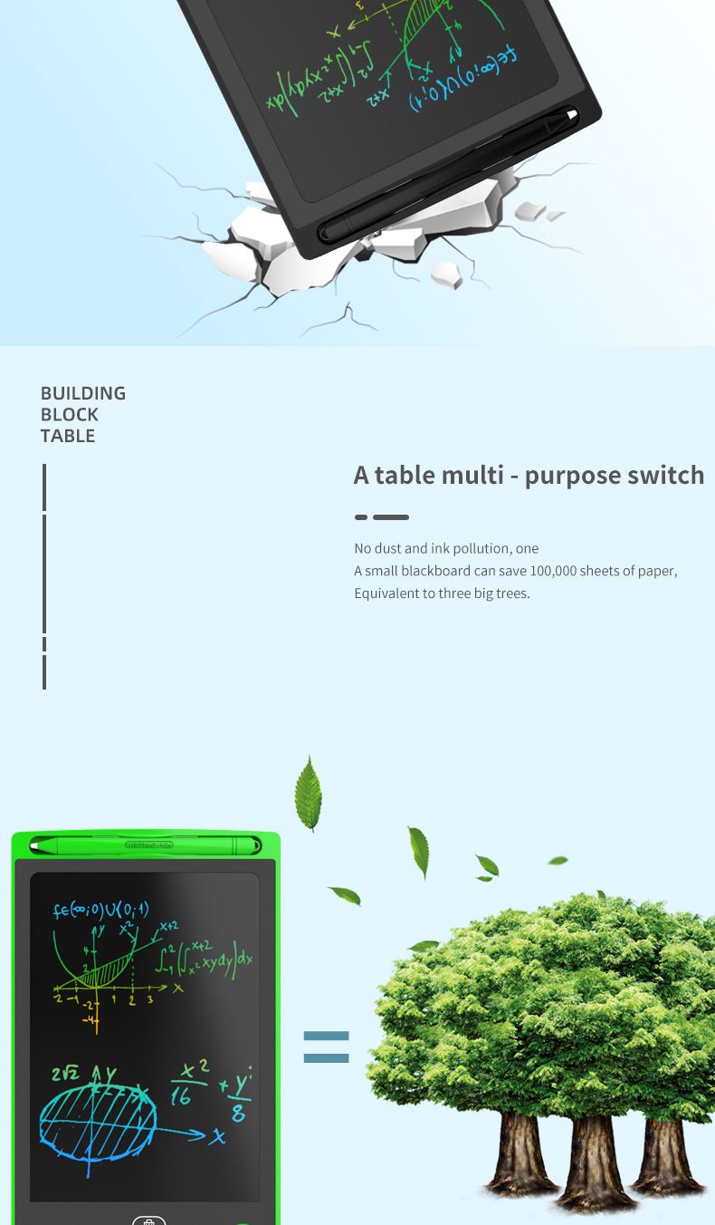 8.5-inch LCD writing tablet for children, painting and drawing board, electronic drawing board, writing board, LCD drawing board