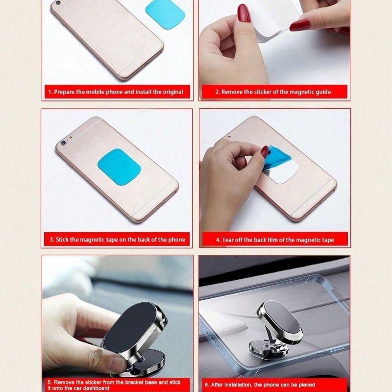 Ultra-Strong Magnetic Phone Holder – Hands-Free Car Mount,