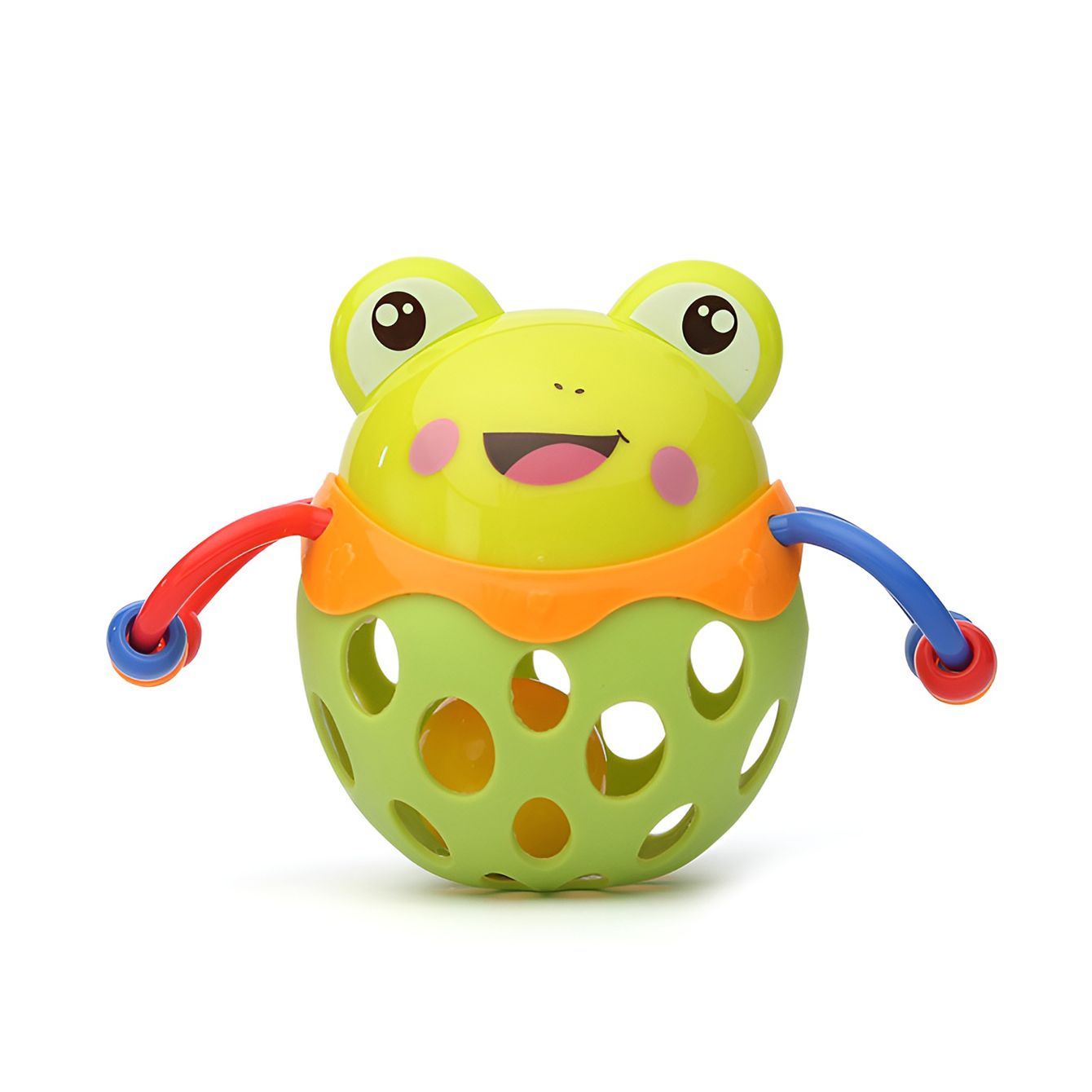 Teether Molar Toy (Boilable), Hand-Shaking Educational Toy, Manhattan Grasping Ball