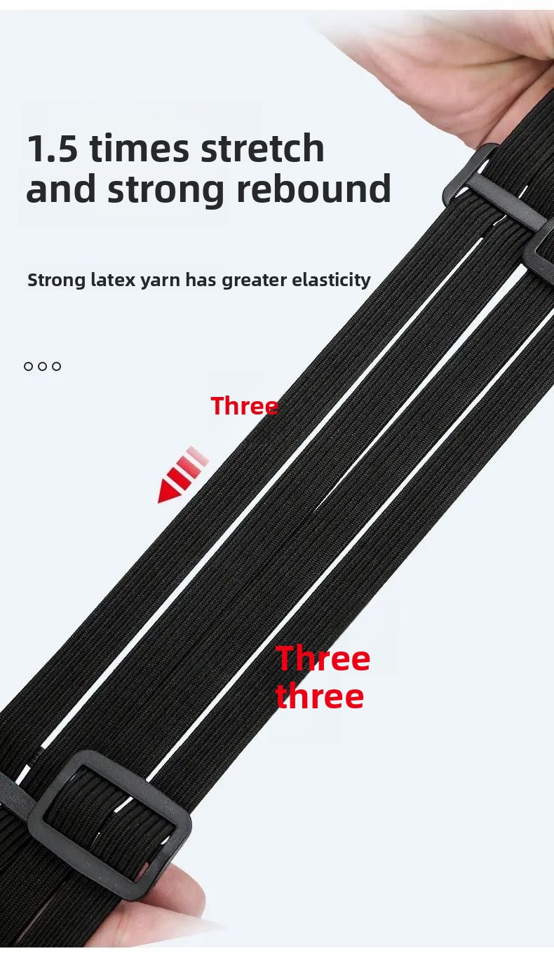 Elastic Tie Down Straps for Motorcycles/Electric Bikes/Scooters - Multi - Use Luggage & Helmet Binding Bands, Heavy Duty Pet Supplies Compatible
