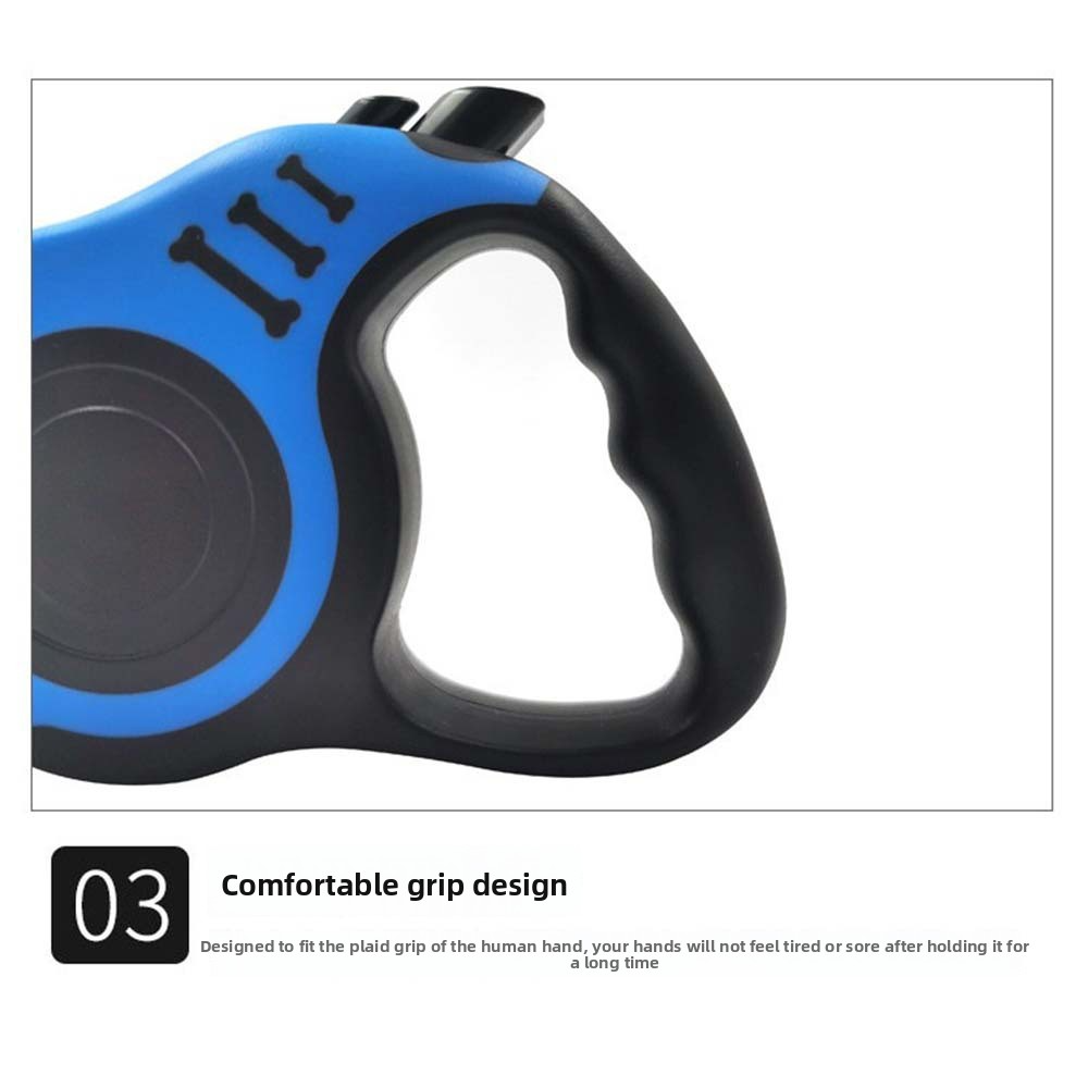 Pet Retractable Leash - Automatic Extending Dog/Cat Walking Lead, Durable Pet Traction Rope for Dogs & Cats, Comfort Grip Dog Chain for Outdoor Walking