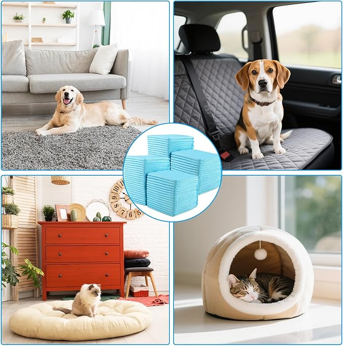Thickened Deodorant & Super Absorbent Dog Pee Pads, Universal for Teddy Dogs & Cats, Pet Diapers, Sanitary Pads, Training Pads