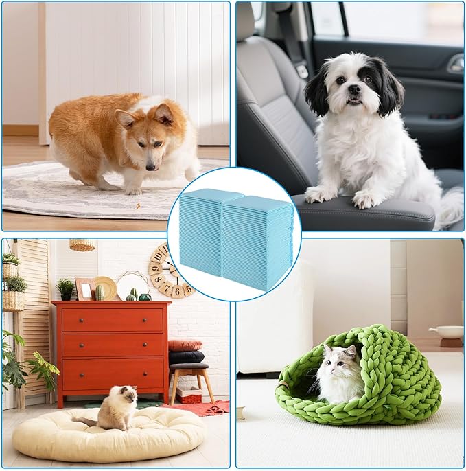 Thickened Deodorant & Super Absorbent Dog Pee Pads, Universal for Teddy Dogs & Cats, Pet Diapers, Sanitary Pads, Training Pads
