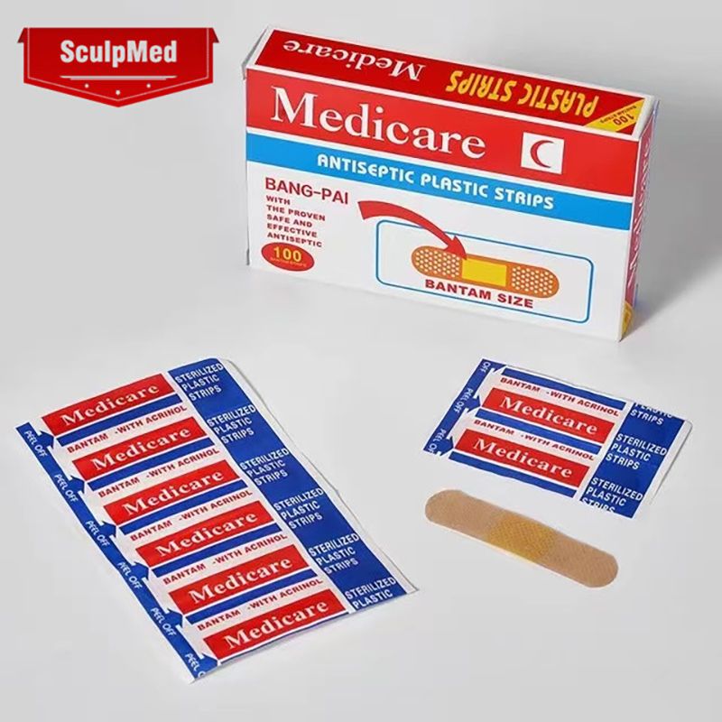 First Aid 100Pcs Band-Aid Household Breathable Disposable Medical For Small Wound Protection Fix The Injection Needles Hemostatic And Anti-inflammato Bandage Medical Gauze Wound Hemostasis Sticker