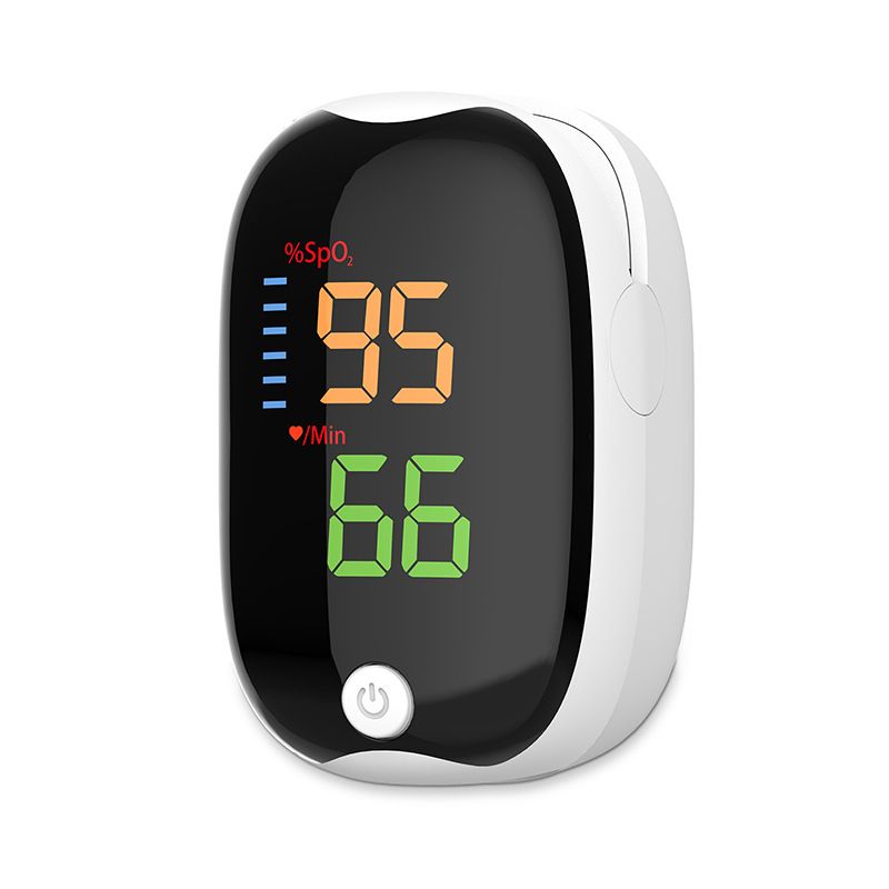 Finger Clip Oximeter Medical Grade Automatic Blood Oxygen Saturation Monitor for Heart Rate and Pulse Monitor LED LCD Display Fingertip Pulse Oximeter Medical Equipment