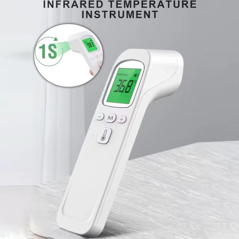 Non-Contact Thermometer Frontal Temperature Gun Infrared Digital Handheld Home Temperature Gun Medical Precision Electronic Forehead Thermometer for Infants Adults Medical Equipment Baby Personal Care