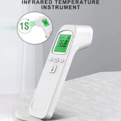 Non-Contact Thermometer Frontal Temperature Gun Infrared Digital Handheld Home Temperature Gun Medical Precision Electronic Forehead Thermometer for Infants Adults Medical Equipment Baby Personal Care