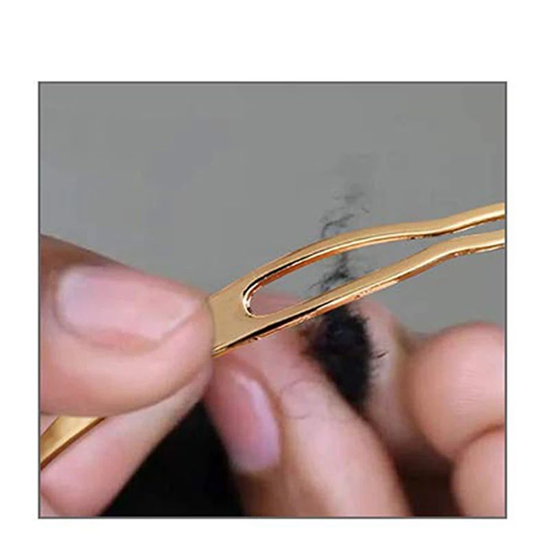 Curved Dreadlock Needle For Curl Hair Braids Crotchet Needle For Braid Sisterlocks Crochet  Hair Extensions Tools Dreadlocks interlocking needle