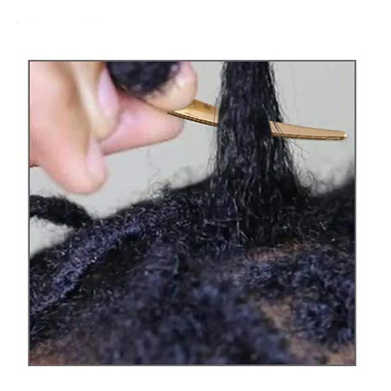 Curved Dreadlock Needle For Curl Hair Braids Crotchet Needle For Braid Sisterlocks Crochet  Hair Extensions Tools Dreadlocks interlocking needle