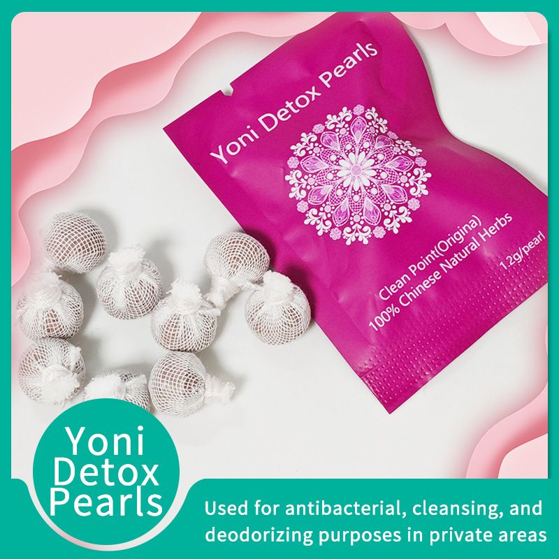 5Pcs Chinese Herbal Tampons For Female Vaginal Detoxification Detox Pearls Gynecological Palace Cleansing Pills  Female Private Care Private Threading Pills Toxins Gynaecology Swab Tampons Discharge