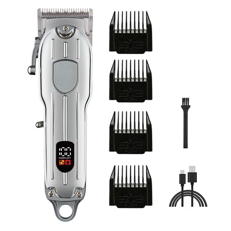 New Hair Trimmers High-quality Professional Men's Hair Clipper USB Electric Hair Clipper Rechargeable High-power Adjustable Oil Head Carved Bald Wigs Shaping Shaving Machine Hair Cutting Tools