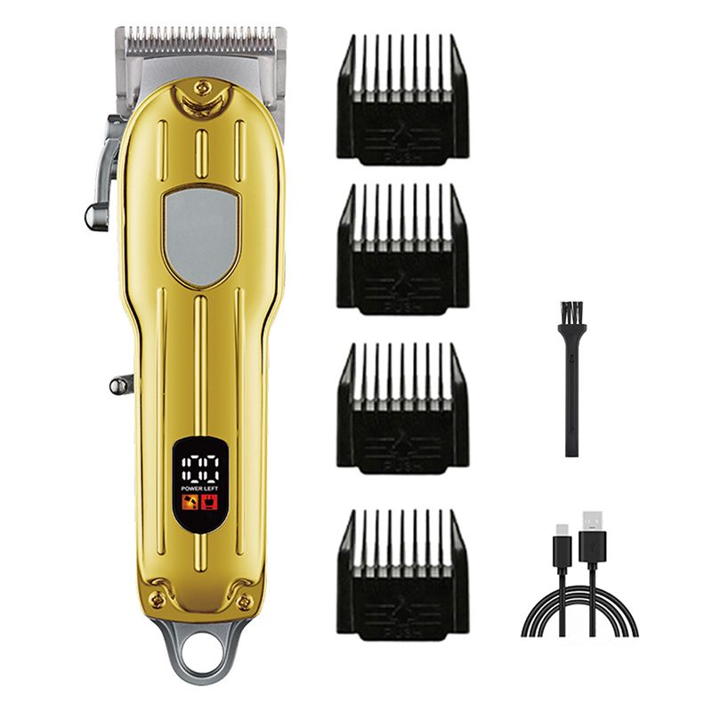 New Hair Trimmers High-quality Professional Men's Hair Clipper USB Electric Hair Clipper Rechargeable High-power Adjustable Oil Head Carved Bald Wigs Shaping Shaving Machine Hair Cutting Tools
