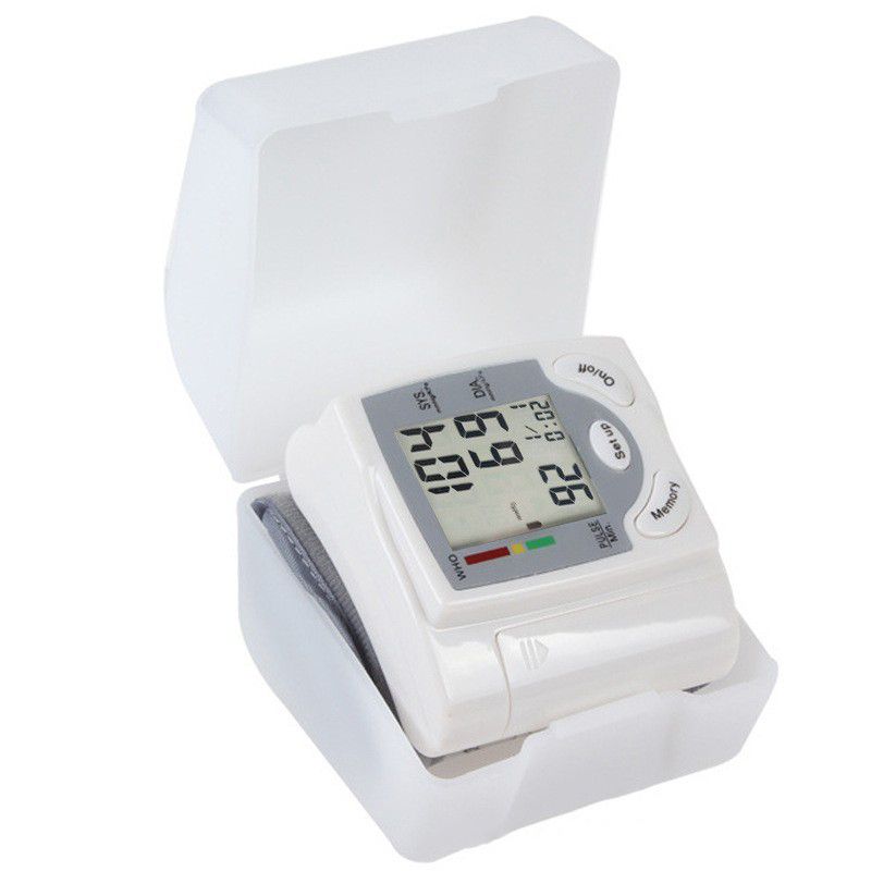 Blood Pressure Monitor Portable Upper Arm Blood Pressure Tester Fully Automatic Medical Digital High-precision Medical Equipment Heart Rate Pulse Monitor Blood Pressure Measuring Instrument