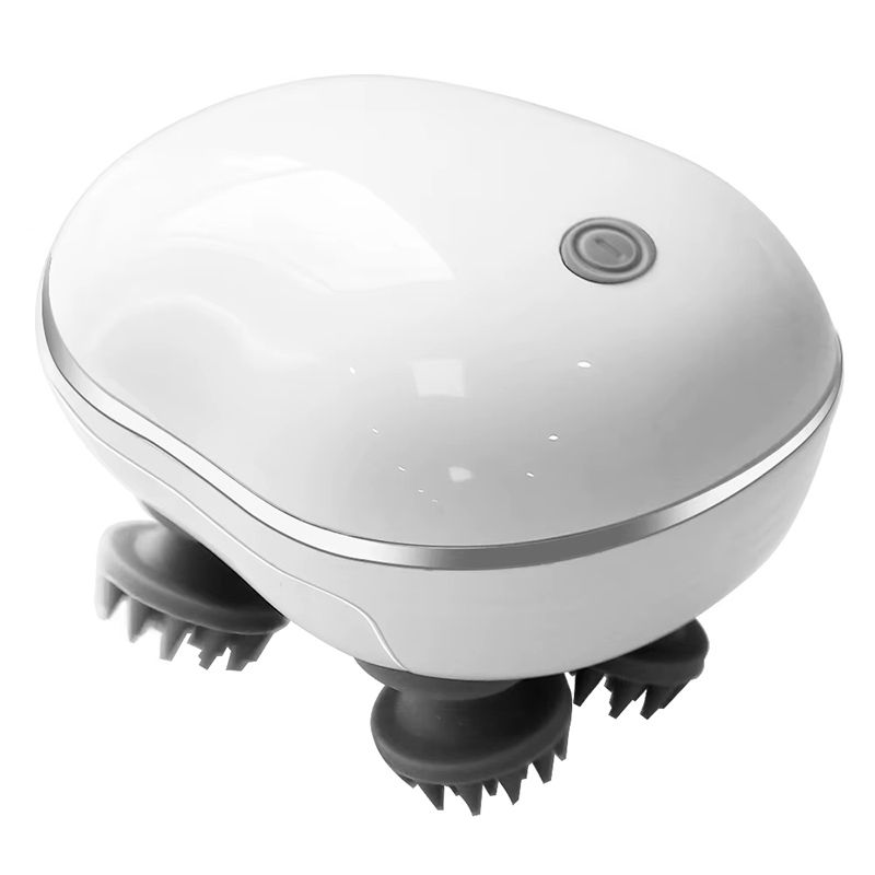 Deep Scalp Massager Head Cleaning Massager Cat Massager Health Care Relax Shoulder Neck Body Massage Kneading Vibrating Device Also Suitable for Pets Electric Massage Tool Washable and Portable