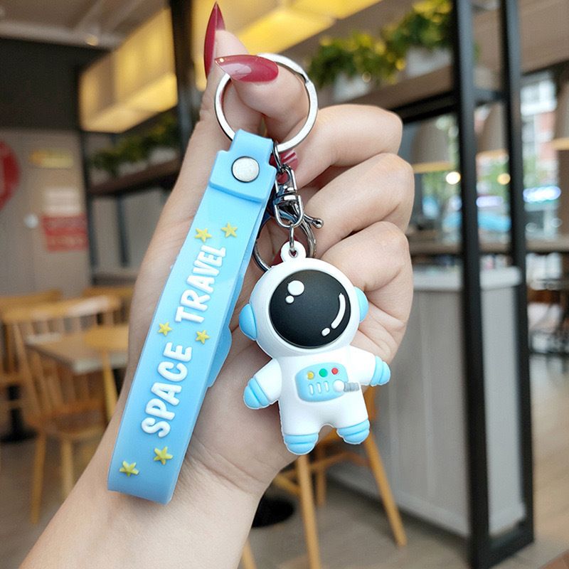 Astronaut Spaceman Keychain Keyring Car Keychain Pendant Student Cartoon Gift Doll Charm Backpack Pendant Gift For Girlfriends And Colleagues