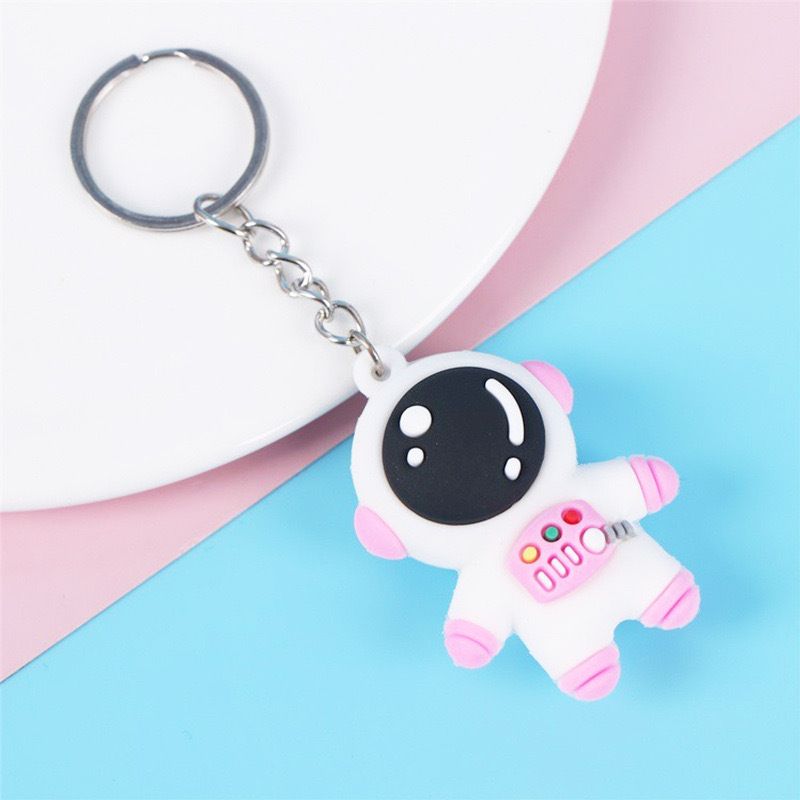 Astronaut Spaceman Keychain Keyring Car Keychain Pendant Student Cartoon Gift Doll Charm Backpack Pendant Gift For Girlfriends And Colleagues