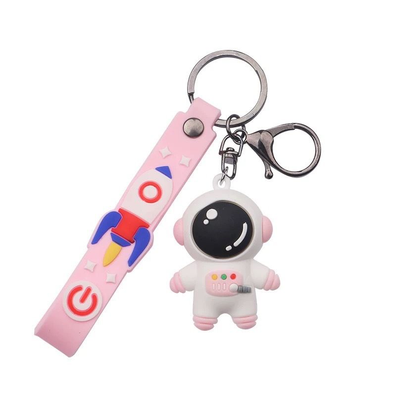 Astronaut Spaceman Keychain Keyring Car Keychain Pendant Student Cartoon Gift Doll Charm Backpack Pendant Gift For Girlfriends And Colleagues