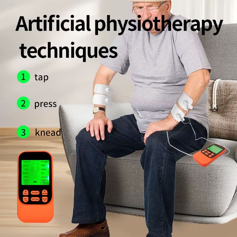 Electric Relaxation Muscle Stimulator 10 Mode Human Body EMS Pulse Neck Back Waist Leg Arm Physiotherapy Massager  for Back Neck Pain Relief Massage Tools