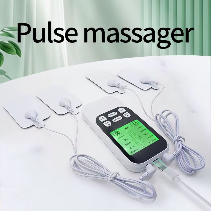 Electric Relaxation Muscle Stimulator 10 Mode Human Body EMS Pulse Neck Back Waist Leg Arm Physiotherapy Massager  for Back Neck Pain Relief Massage Tools