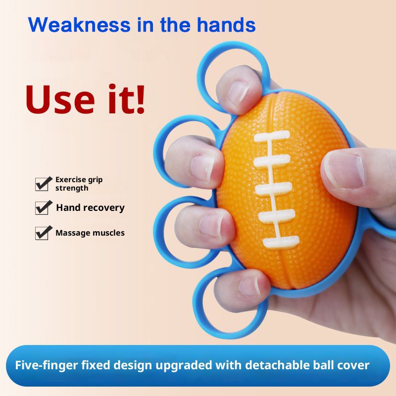 Hand Therapy Grip Strengthener Ball Stretcher Finger Power Fitness Arm Exercise Muscle Relex Recovery Rehabilitation Equipment