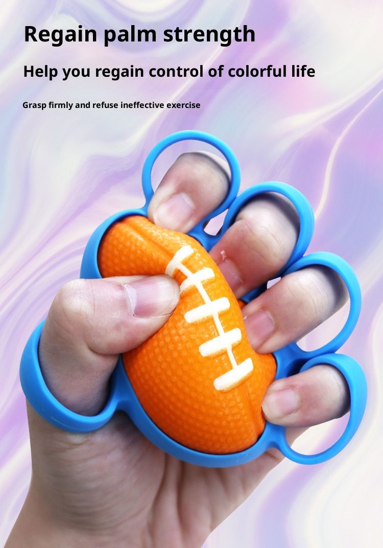 Hand Therapy Grip Strengthener Ball Stretcher Finger Power Fitness Arm Exercise Muscle Relex Recovery Rehabilitation Equipment
