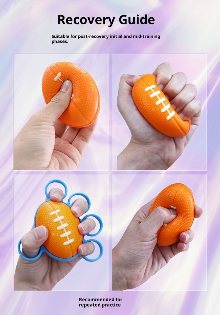 Hand Therapy Grip Strengthener Ball Stretcher Finger Power Fitness Arm Exercise Muscle Relex Recovery Rehabilitation Equipment