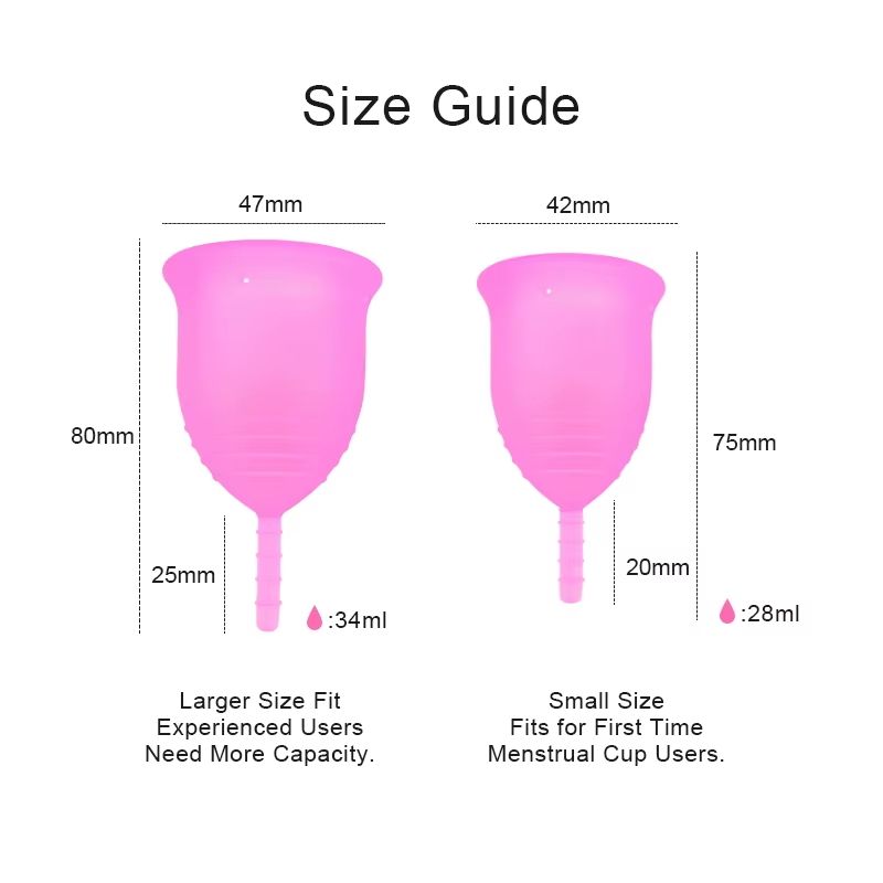 Portable Silicone Menstrual Cup Designed For Women Reusable Leak-proof Suitable For Personal Hygiene Products Such As Tampons And Sanitary Napkins
