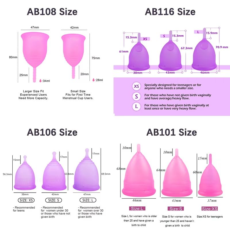 Portable Silicone Menstrual Cup Designed For Women Reusable Leak-proof Suitable For Personal Hygiene Products Such As Tampons And Sanitary Napkins