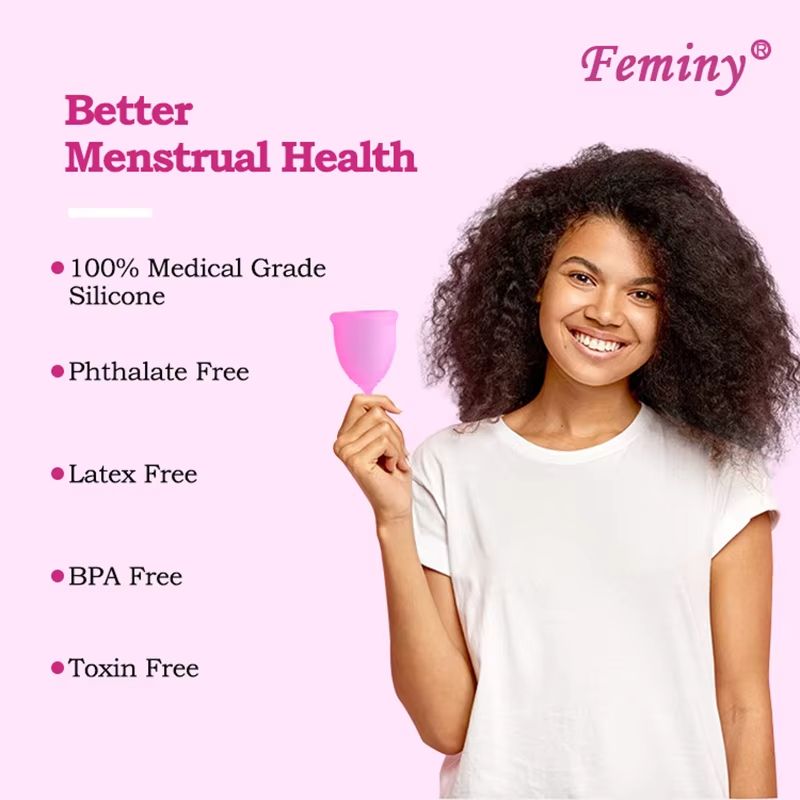 Portable Silicone Menstrual Cup Designed For Women Reusable Leak-proof Suitable For Personal Hygiene Products Such As Tampons And Sanitary Napkins