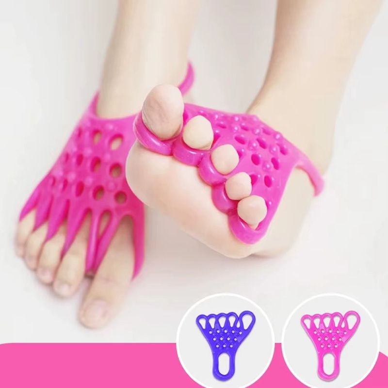 Toe Separator Stretcher Foot Stretcher Muscle Relaxation  Foot Care Foot Massage Separator Stretching Band for Fitness Thumb Eversion Corrector