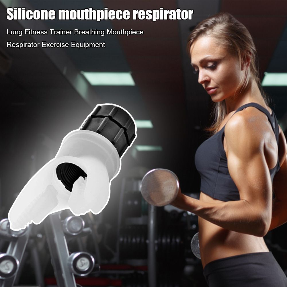 Portable Lung Breathing Exerciser Adjustable Resistance Respiratory Trainer for Fitness and Rehabilitation Lmprove Your Lung Capacity And Sleep Quality