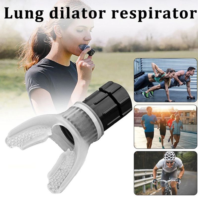 Portable Lung Breathing Exerciser Adjustable Resistance Respiratory Trainer for Fitness and Rehabilitation Lmprove Your Lung Capacity And Sleep Quality