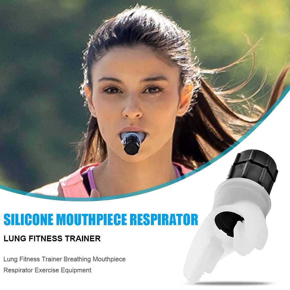Portable Lung Breathing Exerciser Adjustable Resistance Respiratory Trainer for Fitness and Rehabilitation Lmprove Your Lung Capacity And Sleep Quality