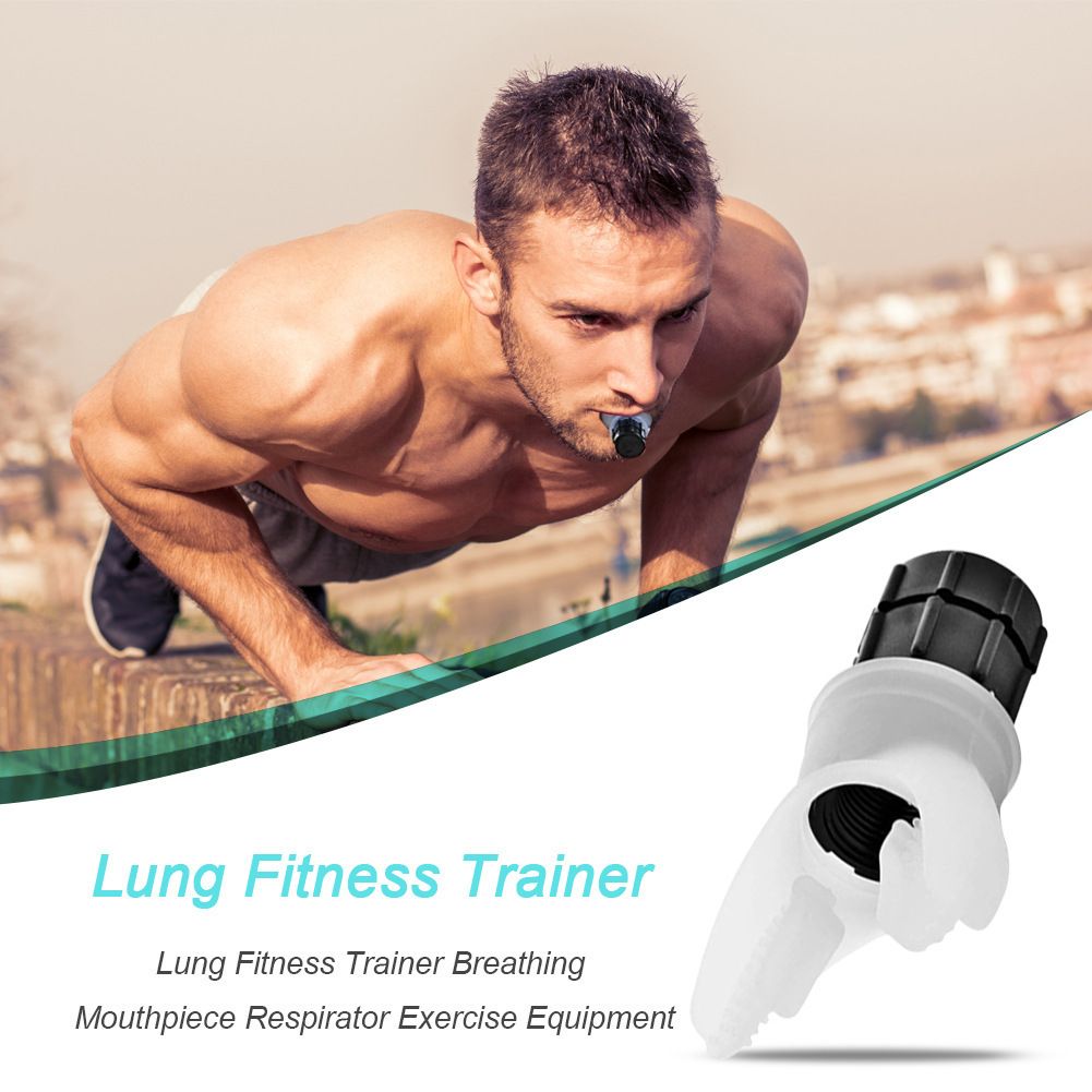 Portable Lung Breathing Exerciser Adjustable Resistance Respiratory Trainer for Fitness and Rehabilitation Lmprove Your Lung Capacity And Sleep Quality