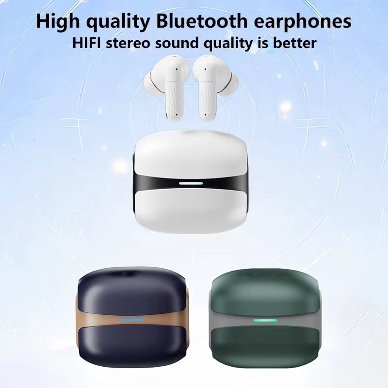 Wireless Bluetooth Earphones In-ear Noise Reduction Earbuds Sports Waterproof Earpods With Long Battery Life And Low Latency Suitable For Music And Gaming