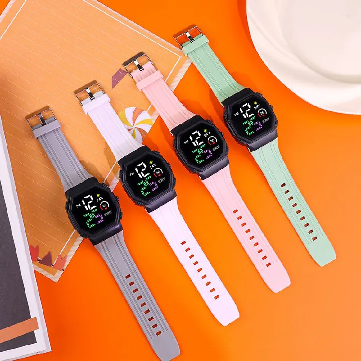 2026 New Product Launch Digital Watches Men and Women Sports Watches LED Digital Clock Men and Women Electronic Clock Student Watches Birthday Gift Available In Multiple Colors