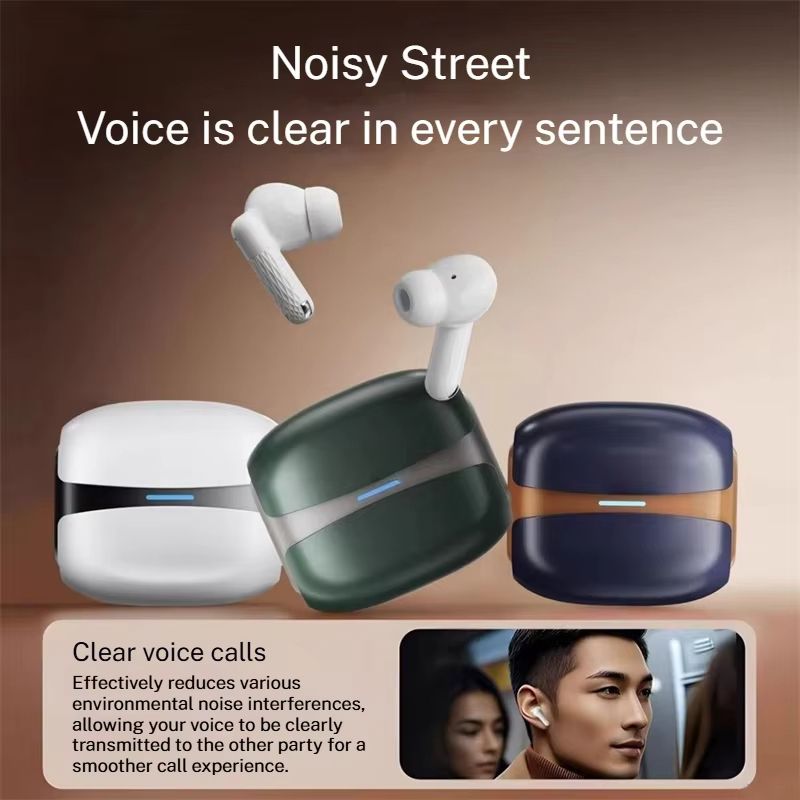 Wireless Bluetooth Earphones In-ear Noise Reduction Earbuds Sports Waterproof Earpods With Long Battery Life And Low Latency Suitable For Music And Gaming