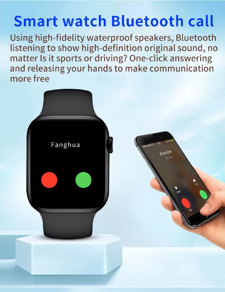 Smart Watch Bluetooth Call Sports Fitness Smartwatches Heart Rate Blood Pressure Monitor Tracker For Smart Phones Waterproof Smartwatch