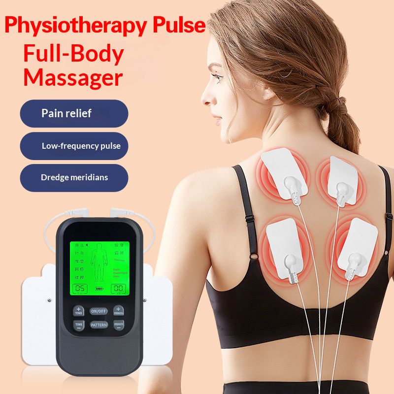Electric Relaxation Muscle Stimulator 10 Mode Human Body EMS Pulse Neck Back Waist Leg Arm Physiotherapy Massager  for Back Neck Pain Relief Massage Tools