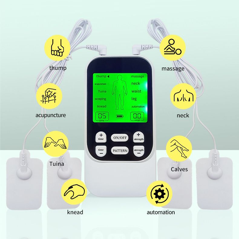 Electric Relaxation Muscle Stimulator 10 Mode Human Body EMS Pulse Neck Back Waist Leg Arm Physiotherapy Massager  for Back Neck Pain Relief Massage Tools