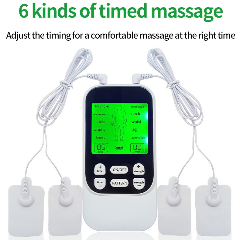 Electric Relaxation Muscle Stimulator 10 Mode Human Body EMS Pulse Neck Back Waist Leg Arm Physiotherapy Massager  for Back Neck Pain Relief Massage Tools