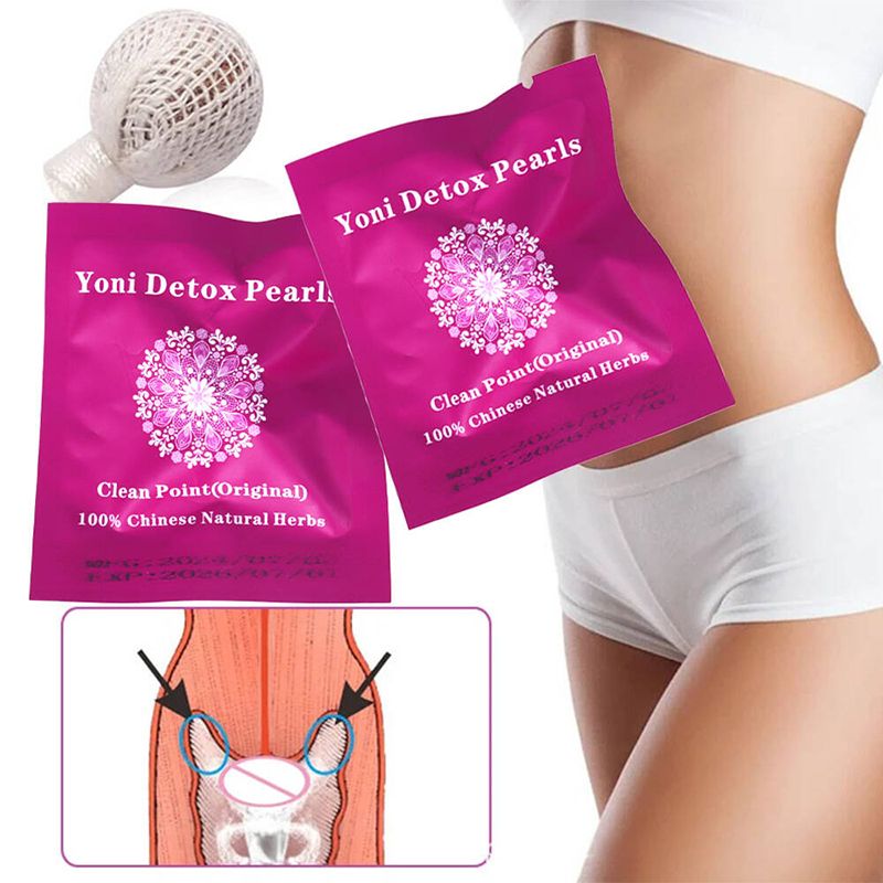5Pcs Chinese Herbal Tampons For Female Vaginal Detoxification Detox Pearls Gynecological Palace Cleansing Pills  Female Private Care Private Threading Pills Toxins Gynaecology Swab Tampons Discharge