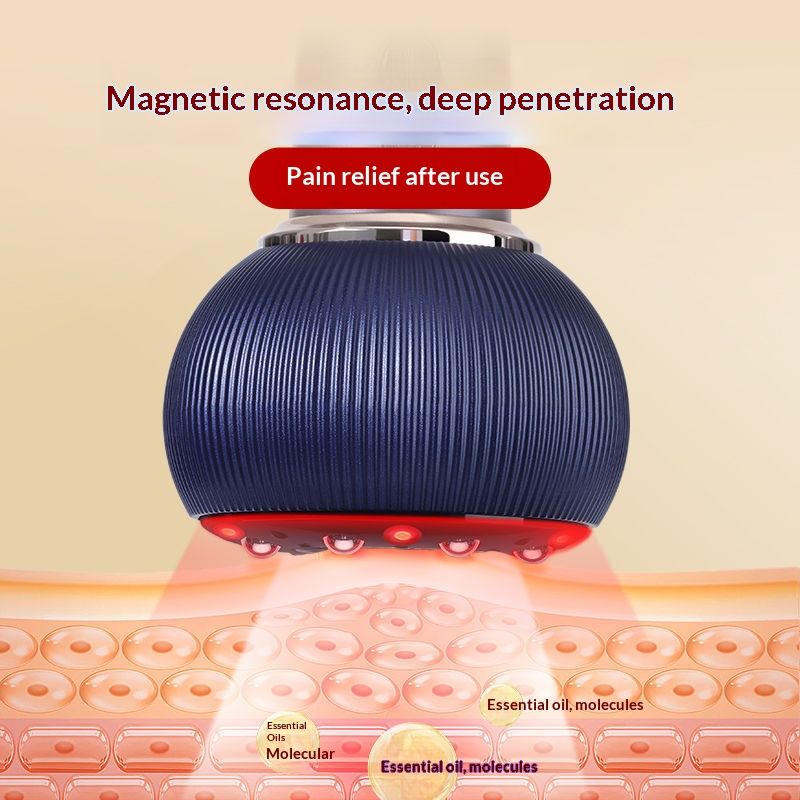 Rechargeable Gua Sha Massager Body Shaping Heating Meridian Scraping Brush Lymphatic Detoxification Negative Pressure Cupping Muscle Relaxation  For Back Neck Pain Relief Massage Tools