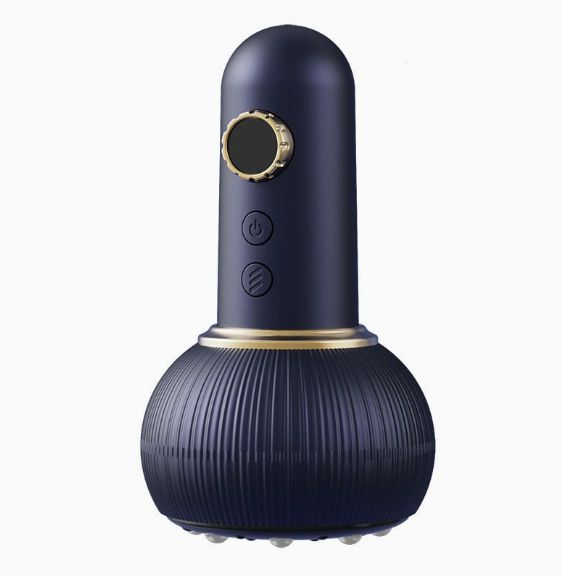 Rechargeable Gua Sha Massager Body Shaping Heating Meridian Scraping Brush Lymphatic Detoxification Negative Pressure Cupping Muscle Relaxation  For Back Neck Pain Relief Massage Tools