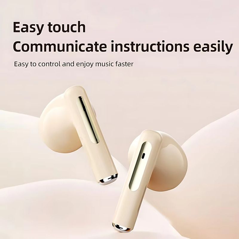 True Wireless In-Ear Headphones Ultra Long Battery Life Bluetooth Earpods Noise Cancelling Waterproof Sports Earbuds Sleek Design Comfortable Fit Premium Sound Gaming Earphones for Sport