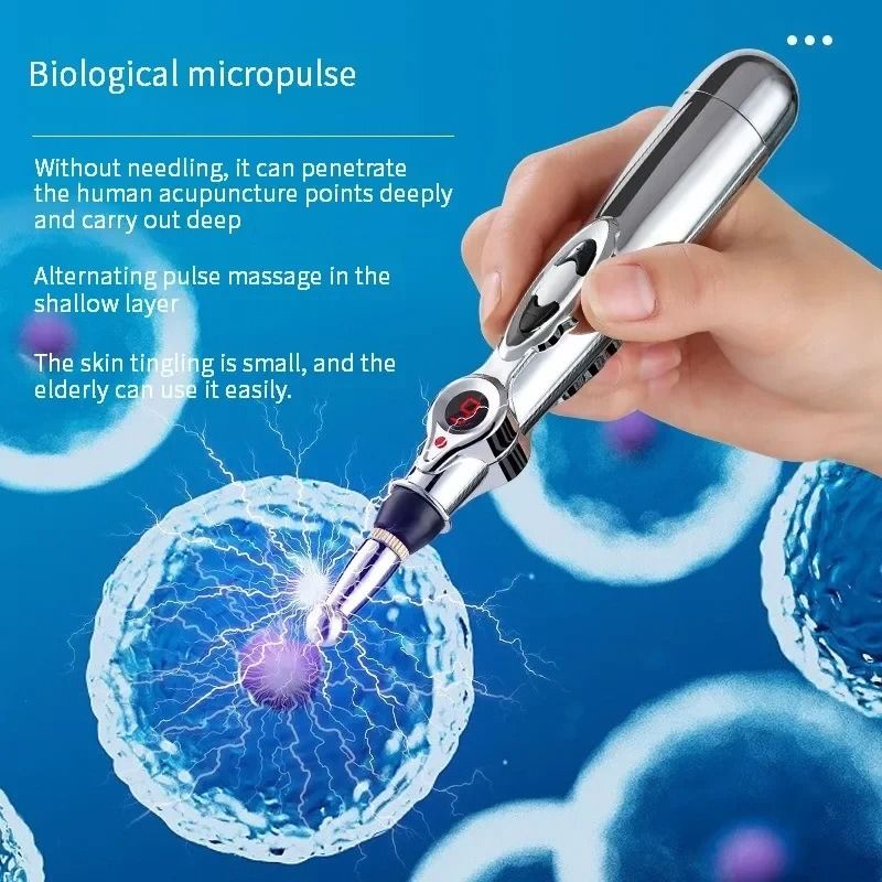 Electronic Acupuncture Pen Relief Pain Massage Point Meridian Energy Meridian Acupuncture Acup Massage Tools