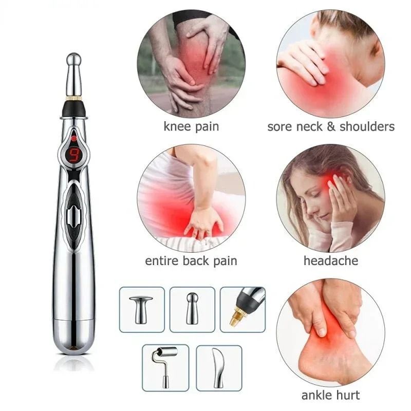 Electronic Acupuncture Pen Relief Pain Massage Point Meridian Energy Meridian Acupuncture Acup Massage Tools